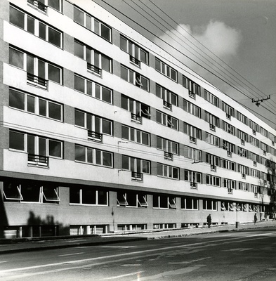 Kalatööstusliku merekooli ühiselamu Tallinnas Endla 12. Arhitekt Kalju Luts  similar photo
