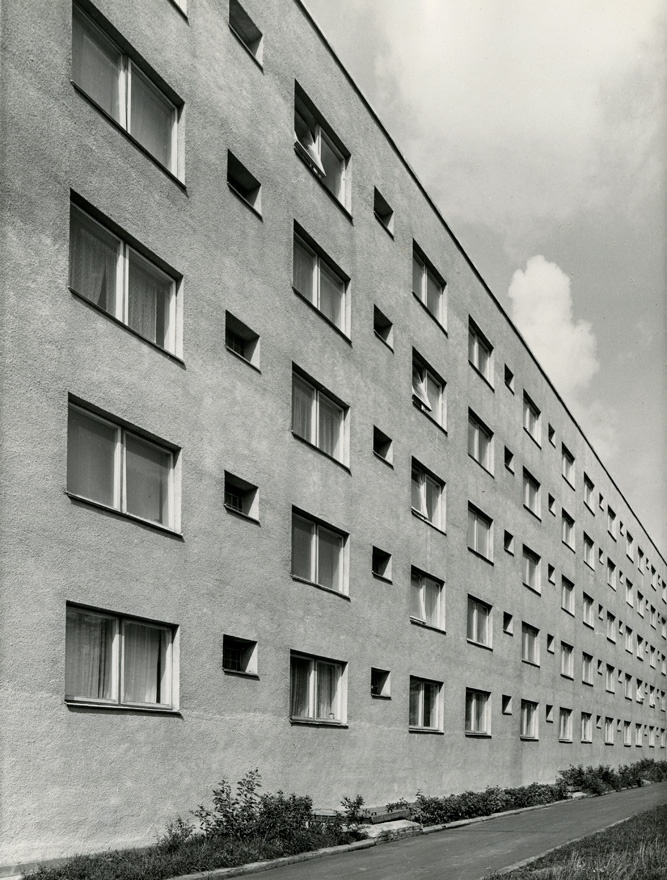 Elamu Tallinnas Virmalise 7, tagafassaadi vaade