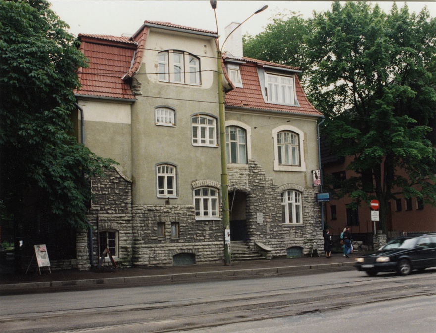 End korterelamu Tallinnas Narva mnt 48. Arhitekt Otto Schott