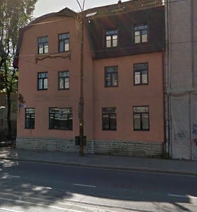 End korterelamu Tallinnas Narva mnt 48. Arhitekt Otto Schott rephoto