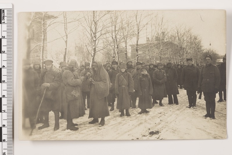 foto, grupp Eesti 1.Jalaväepolgu sõdurid.