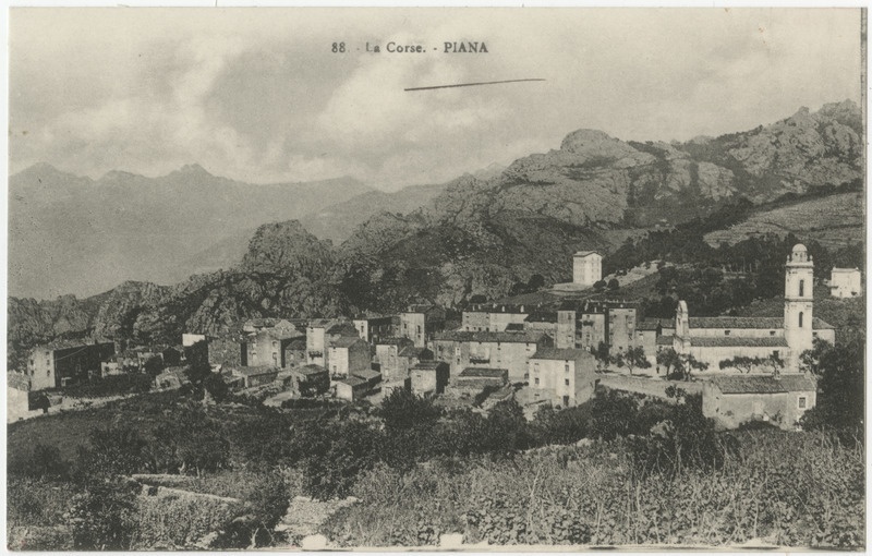 Vaade Piana linnale Korsikal