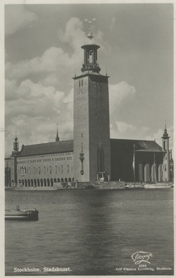 1923. aastal valminud Stockholmi raekoda  duplicate photo