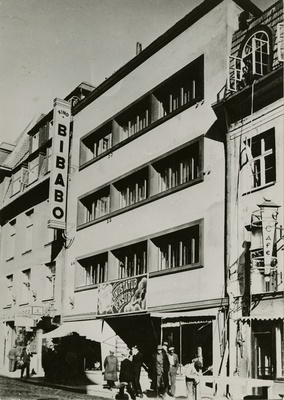 Kino Bi-Ba-Bo Tallinnas, hoone vaade. Arhitekt Eugen Habermann  duplicate photo