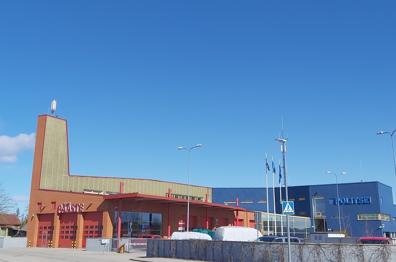 Linna uus tuletõrjedepoo rephoto