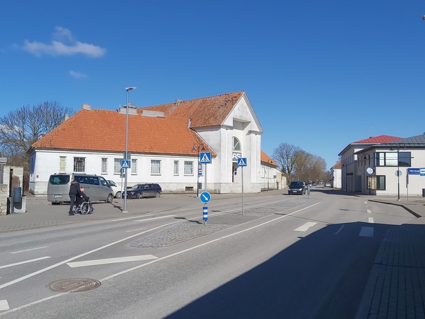 Bank building Saare County Kuressaare City Tallinn mnt 27 rephoto