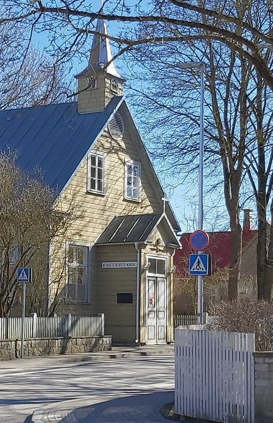 The Methodist Church in Kuressaare. rephoto