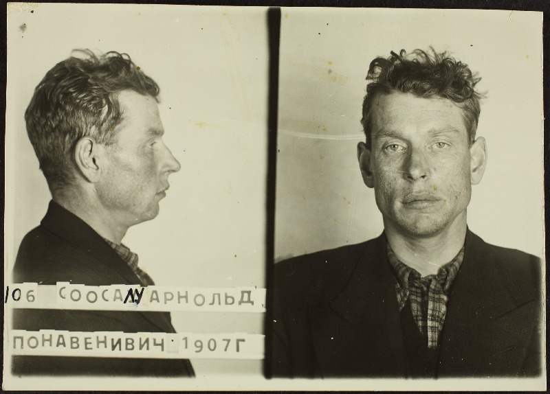 Soosalu, Arnold Ponaventi p. (s. 1907). Vangifoto uurimistoimikust