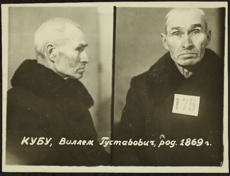 Kubbo, Vilhelm (1869). Uurimistoimiku foto