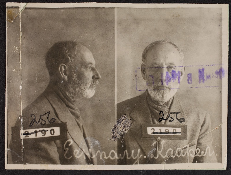 Eenpalu Kaarel Andrese poeg. Vangifoto