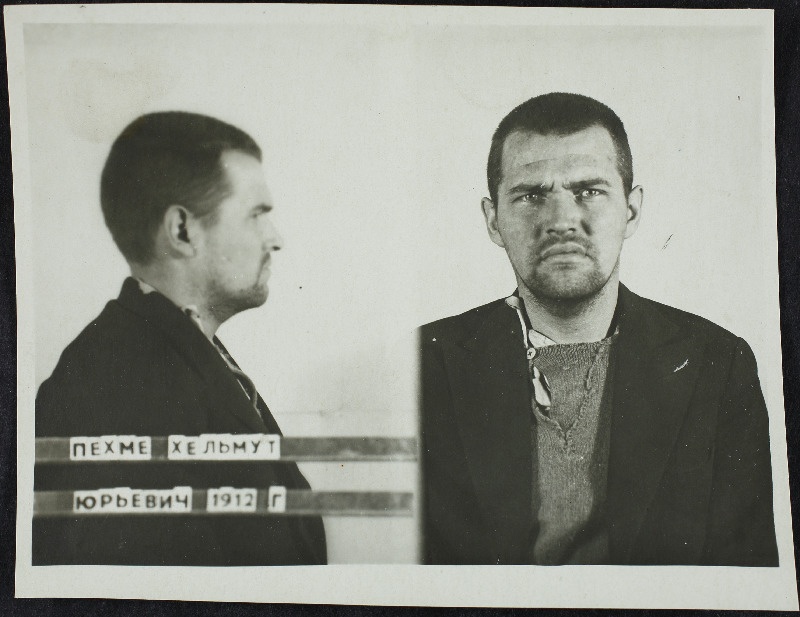 Pehme, Helmut Jüri p. (s. 1912). Vangifoto uurimistoimikust.
