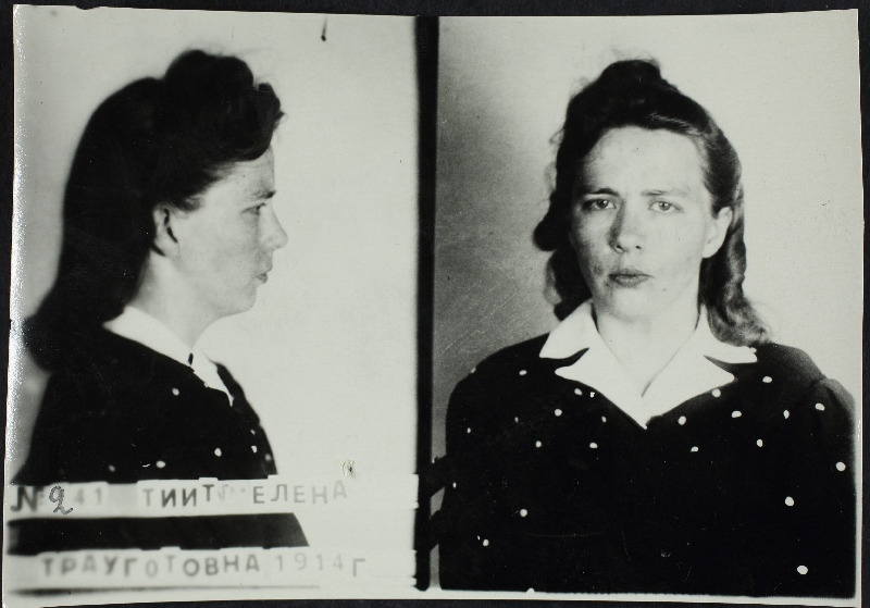 Tiit, Helene (Jelena) Traugotti t. (s. 1914). Vangifoto uurimistoimikust.