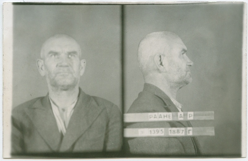 Raane(Baumann), Adolf Reinu p. (s. 1887). Vangifoto uurimistoimikust.