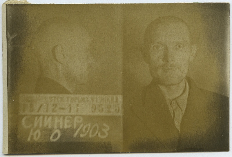 Siiner, Juhan Otto p. (s. 1903). Vangifoto uurimistoimikust.