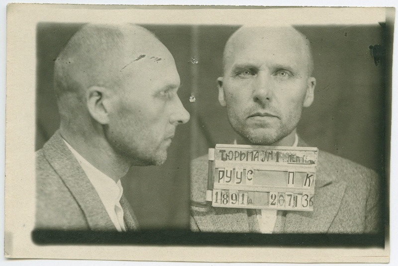 Ruus, Paul Kusto p. (s. 1891). Vangifoto uurimistoimikust.