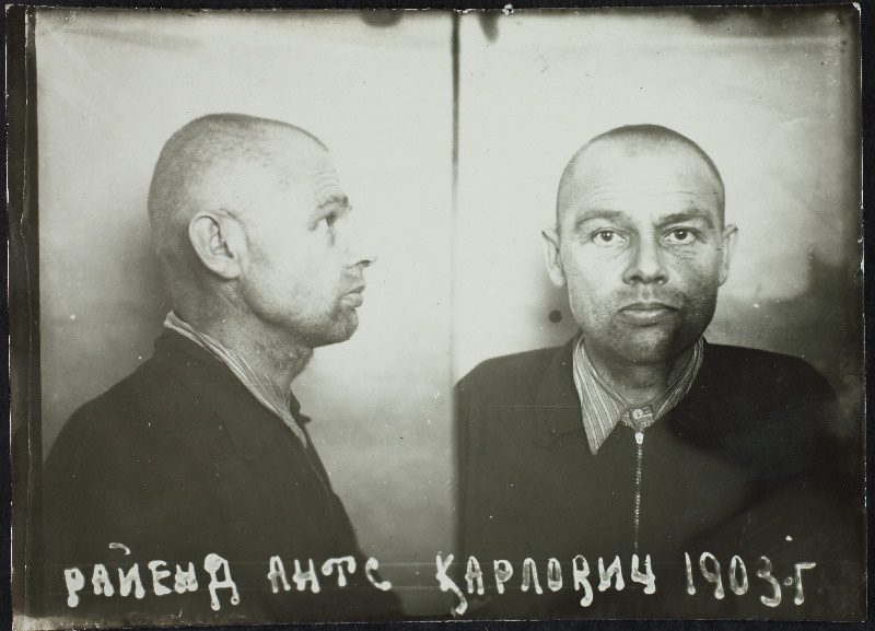 Raiend, Ants Karli p. (s. 1903). Vangifoto uurimistoimikust.