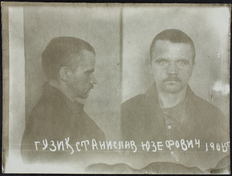 Guzik, Stanislav Juzefi p. (s. 1906). Vangifoto uurimistoimikust.