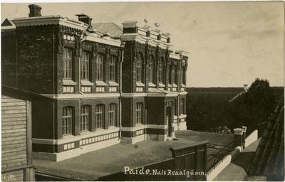 Paide Tütarlaste Gümnaasium ja Paide Gümnaasium, üldvaade  duplicate photo