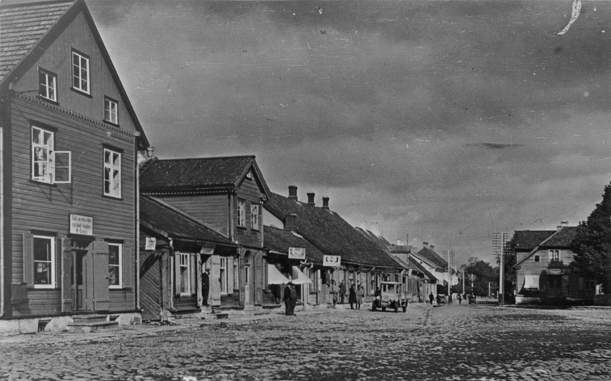 Paide turuplats ja Tallinna tn 20, vaade