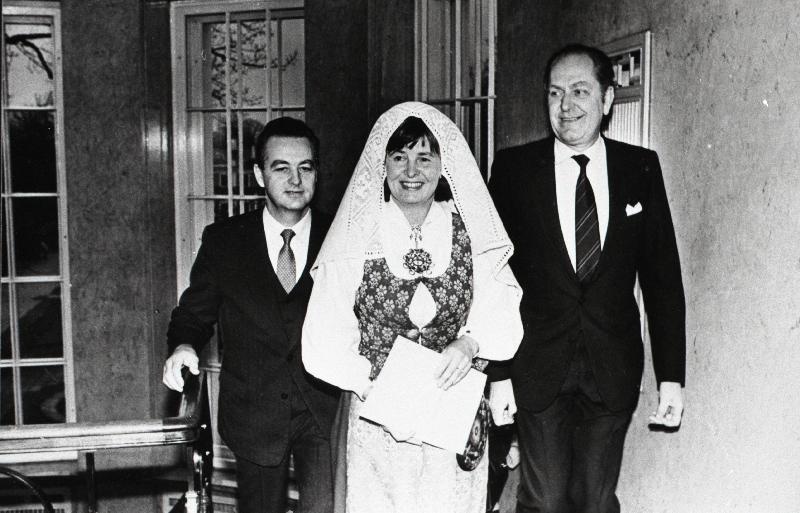 Norra Kuningriigi suursaadik Eesti Vabariigis Brit Løvseth Kadrioru lossis.