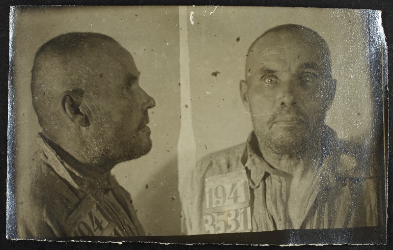 Potivar, Rudolf (sünd. 1883.a.). Foto uurimistoimikust, otse- ja külgvaates.