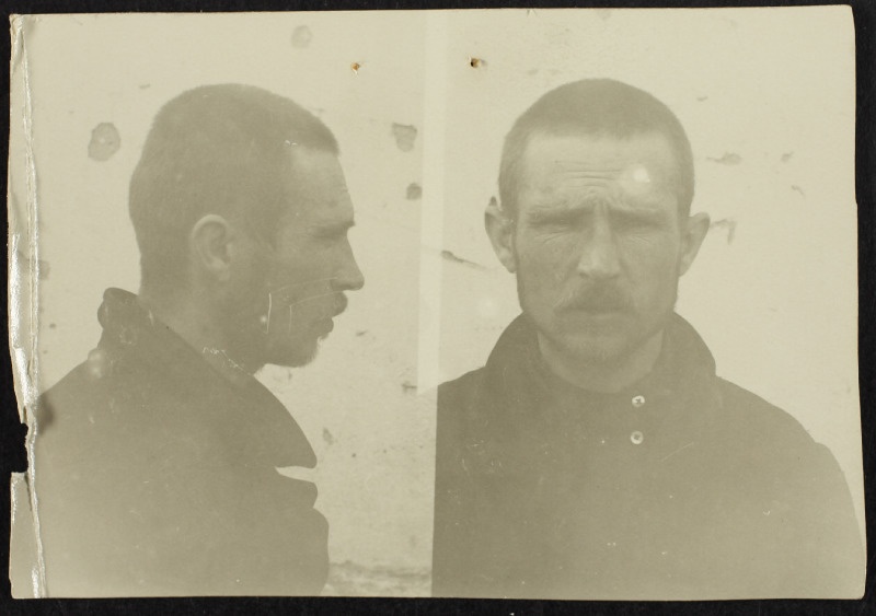 Grigori Fešin otse- ja külgvaates (uurimistoimiku foto)