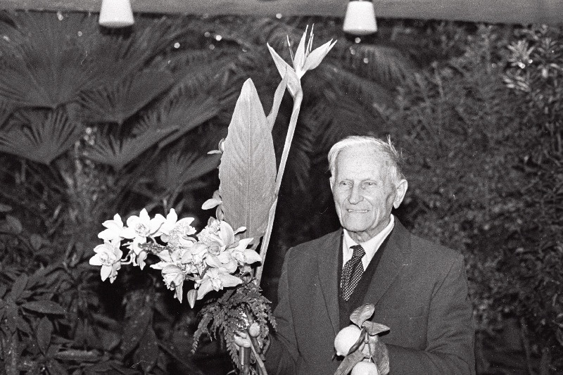 Austraaliast Tallinna elama asunud ja Tallinna Botaanikaaiale orhideede kollektsiooni kinkinud Oskar Savik.