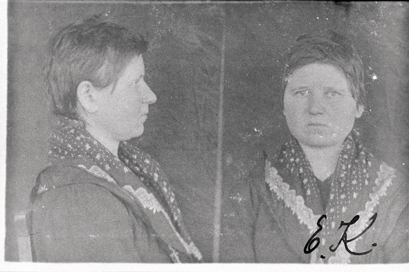 Elfriede Jaani tütar Koller arreteerituna.