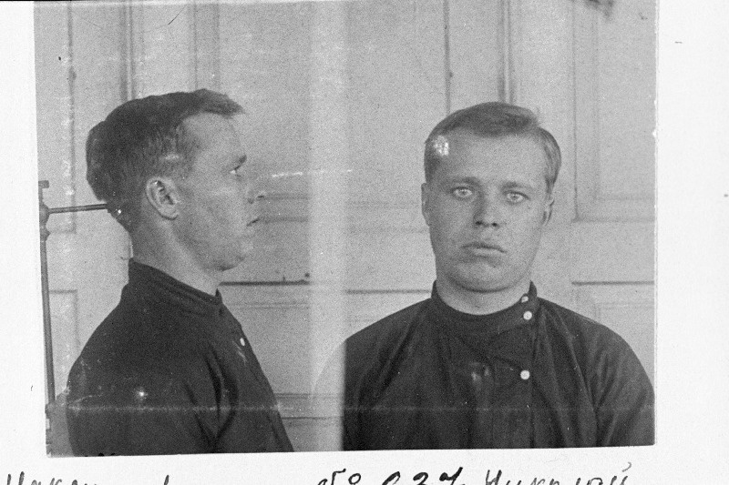 Nikolai Maksimi poeg Maksimov arreteerituna.