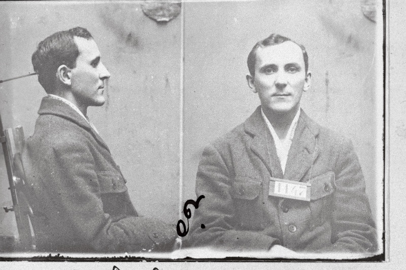 Nõukogude Vene luureagent Johannes Tiik vahistatuna.