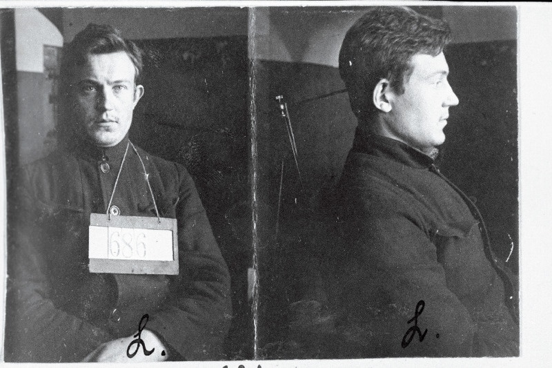 Riigivastases tegevuses süüdi mõistetud Kristjan Martini poeg Looper enne vangide vahetuse korras Venemaale välja saatmist.