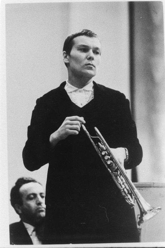 Trompetist Vilja Saks.