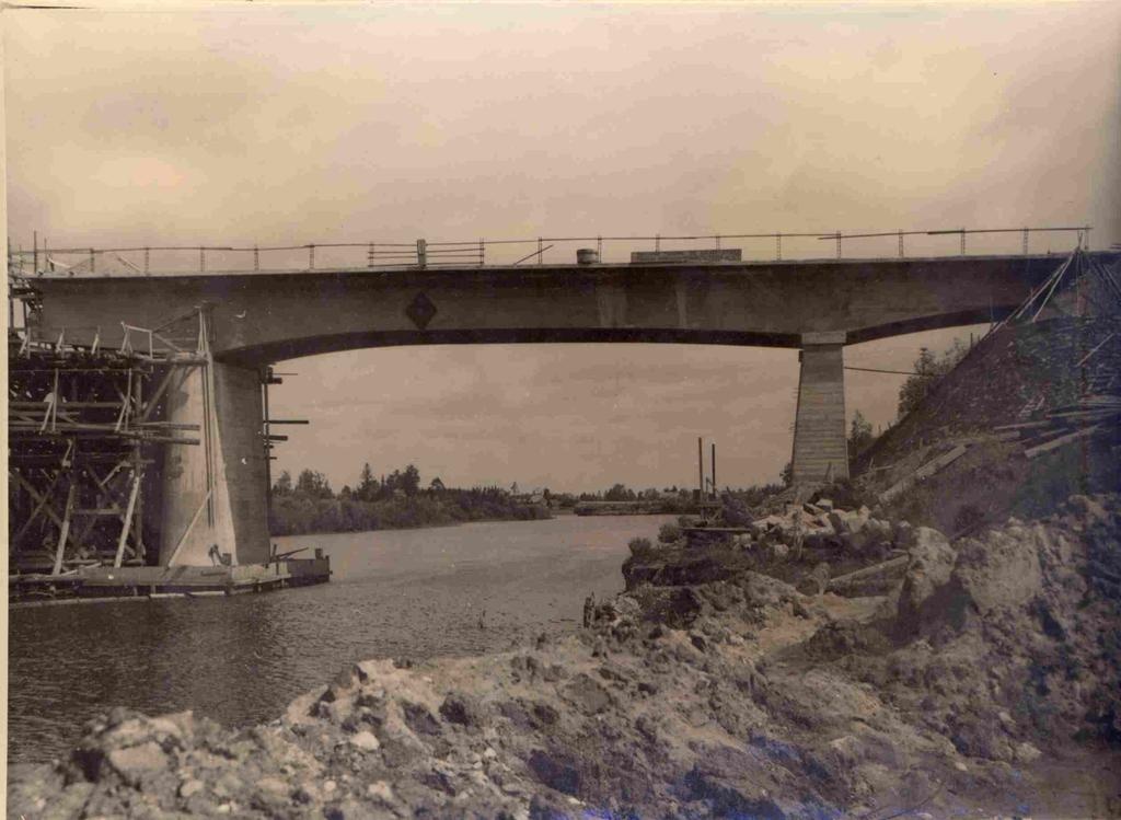 foto Luunja raudbetoonsila silla ehitus