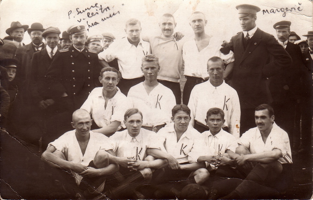 TJS Kalev - sõjalaeva Peeter Suur jalgpallimäng Tallinnas 1911