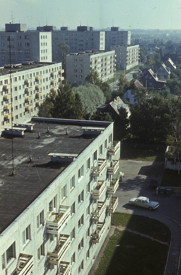 Lilleküla, kõrgvaade hoonestusele piki Kuldnoka tn