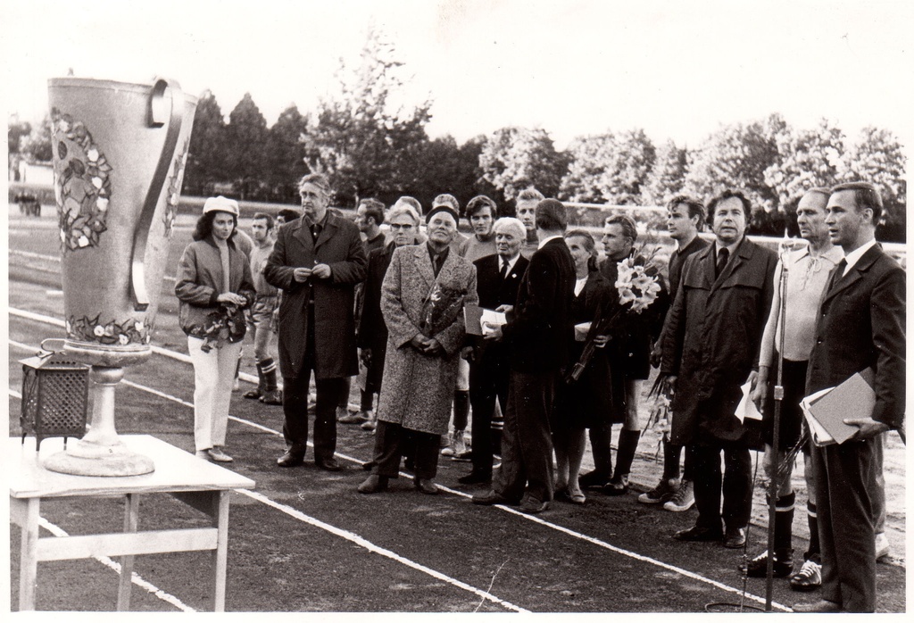 Tartu veteranide koondis-RAT Vanemuine kohtumine jalgpallis 1971