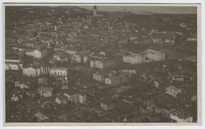 Lennuvaade: Tallinna kesklinn.  duplicate photo