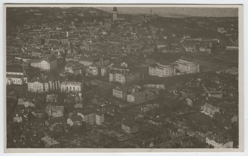 Lennuvaade: Tallinna kesklinn.