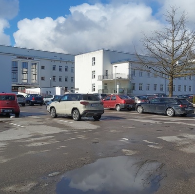 Kuressaare Rajoonihaigla välisvaade rephoto