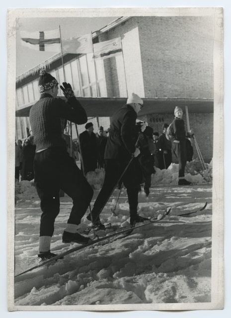 President of Finland Urho Kaleva Kekkonen at the University of Tartu and Käärikul