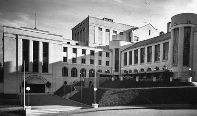 Teater Vanemuine (koos juurdeehitusega, arh. A. Matteus). Tartu, 1939-1940.  duplicate photo