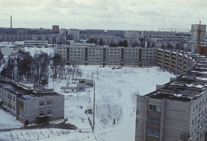 Mustamäe, kõrgvaade kvartalisisesele hoonestusele