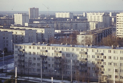 Mustamäe, kõrgvaade Sõpruse pst ja Vilde tee hoonestusele  similar photo
