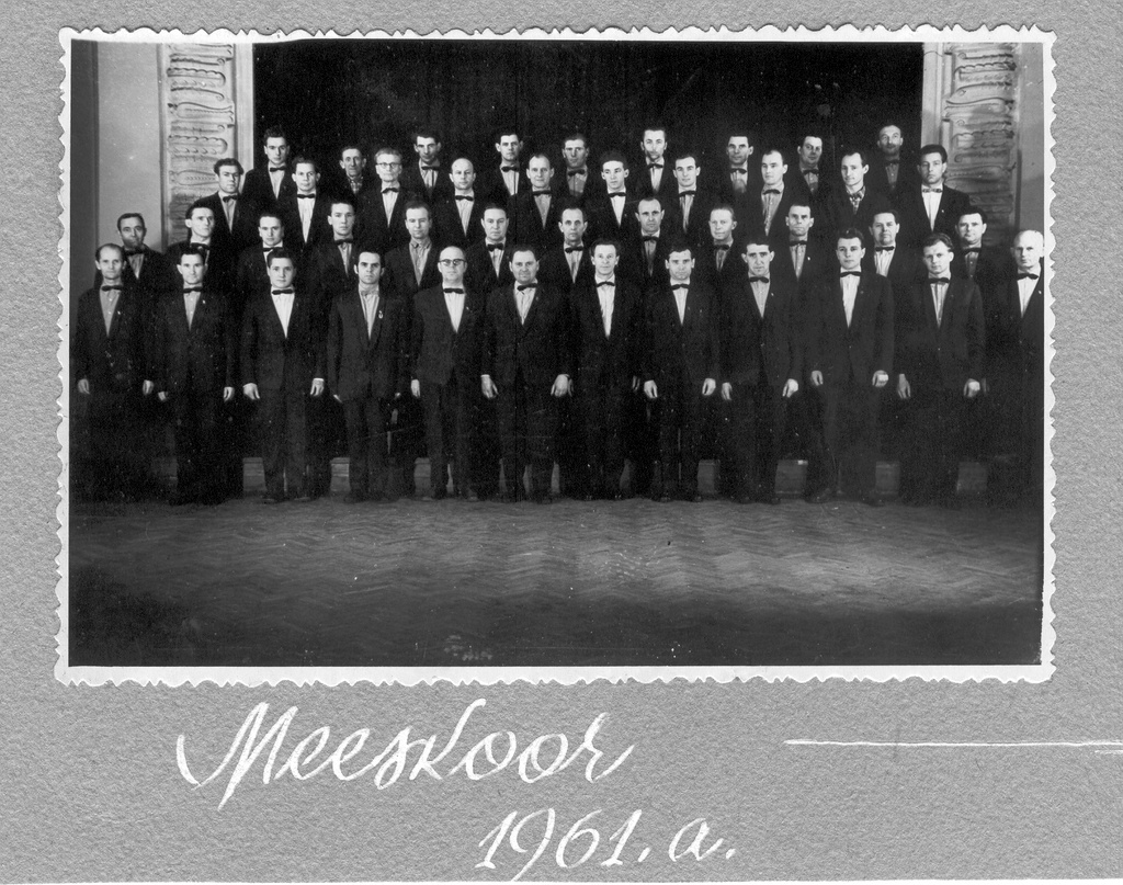 Foto. Antsla meeskoor 1961.a.