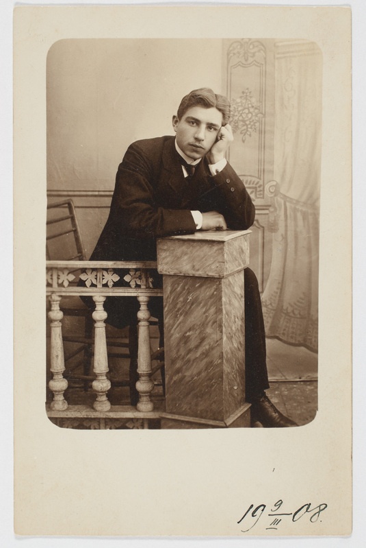 Gustav Vilbaste Amblas, 1908