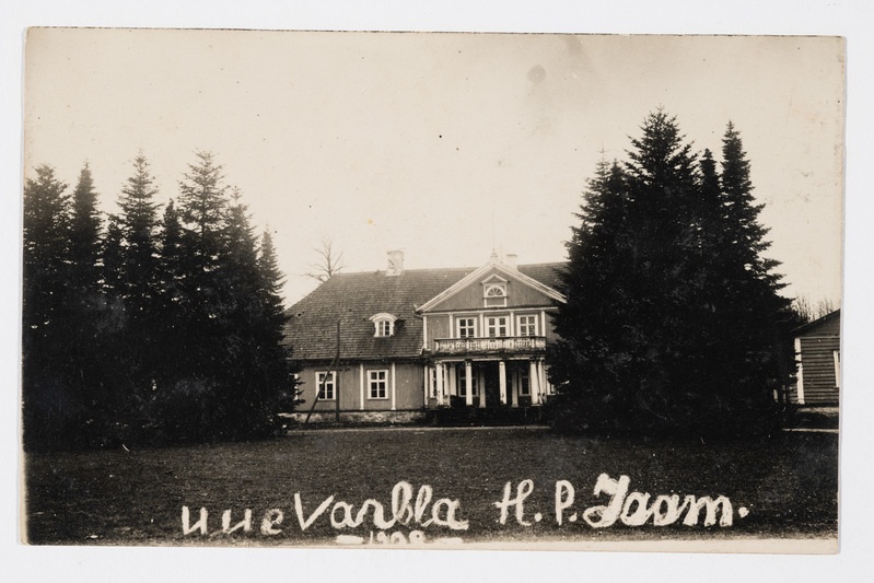 Uue-Varbla mõisahoone 1928. a.