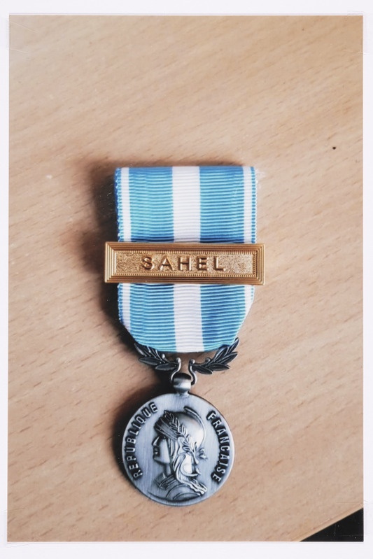 Prantsuse sõjaväe poolt antud missiooni medal