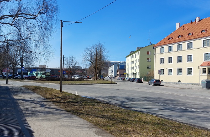 Tallinna Mööblimaja ehitusjärgus rephoto