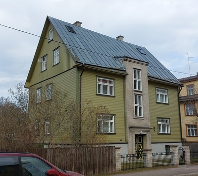Elamu Tallinnas Kungla 11, hoone vaade rephoto