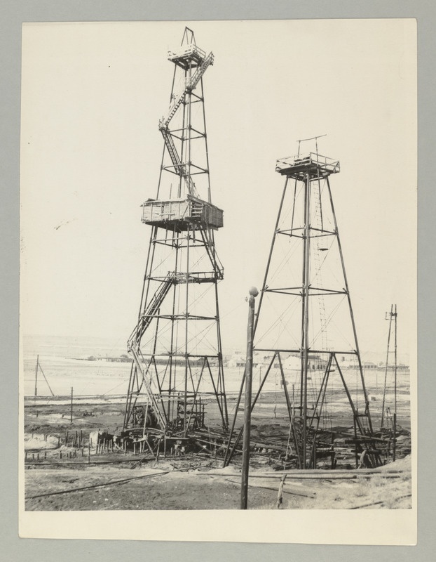 Seeria: "Valimiste puhul NSVL Ülemnõukogusse". Naftatrusti "KIrovneft" naftapuurtornid.